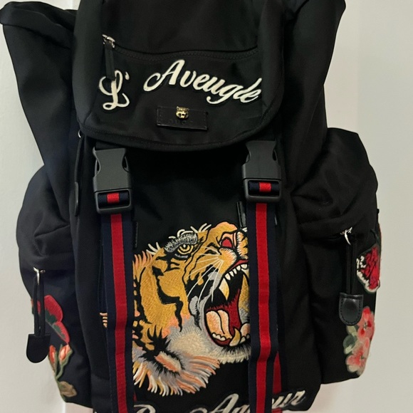 Gucci L’Aveugle Par Amour Tech BackPack - Picture 2 of 11